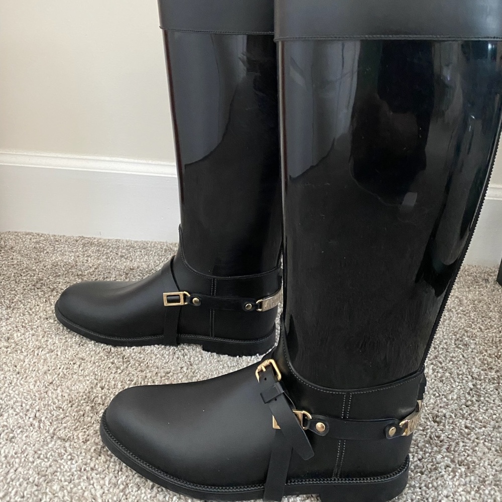 Jimmy Choo Black Rain Boots